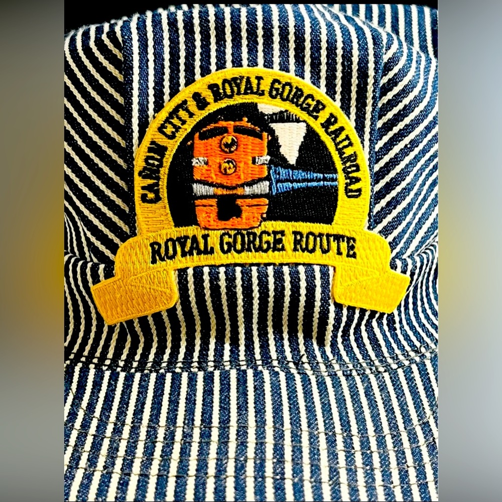 VTG ROYAL GORGE Route Engineer Train Conductor Hat CanonCity & Royal Gorge Patch
